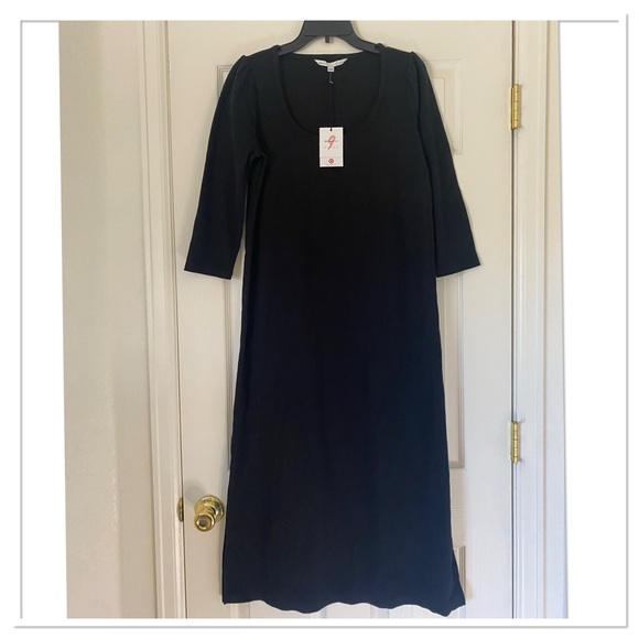 The Nines By Hatch Maternity Dress Ribbed Jersey Knit NWT - Picture 2 of 4